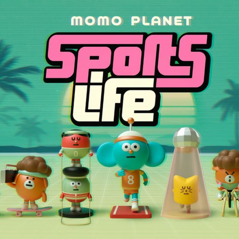 ToKEN_Blind box_MOETCH TOYS_Momo Planet_ Sports Life Series
