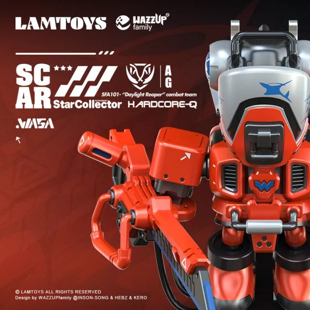 [LAMTOYS] WAZZUPbaby Limited Edtion Scar Art Toy Figure