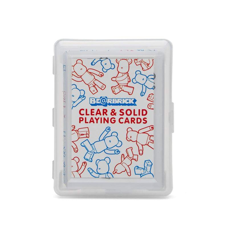 [BE@RBRICK] Bearbrick Clear and Solid Playing Cards