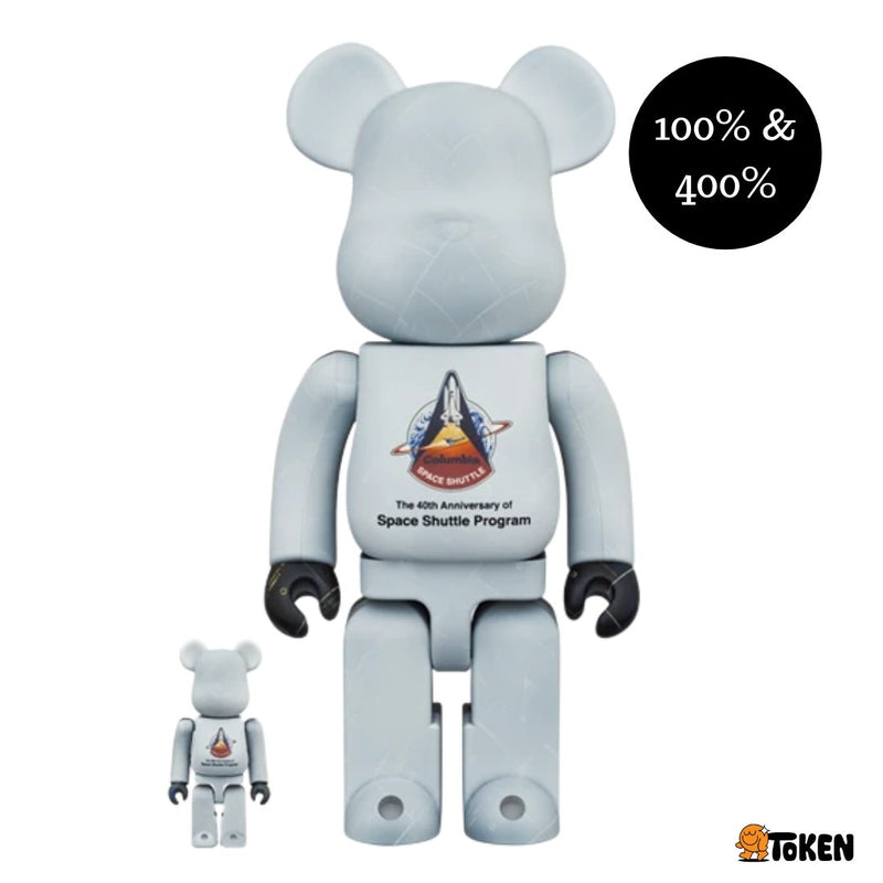 [BEARBRICK] SPACE SHUTTLE 100% & 400% Be@rbrick