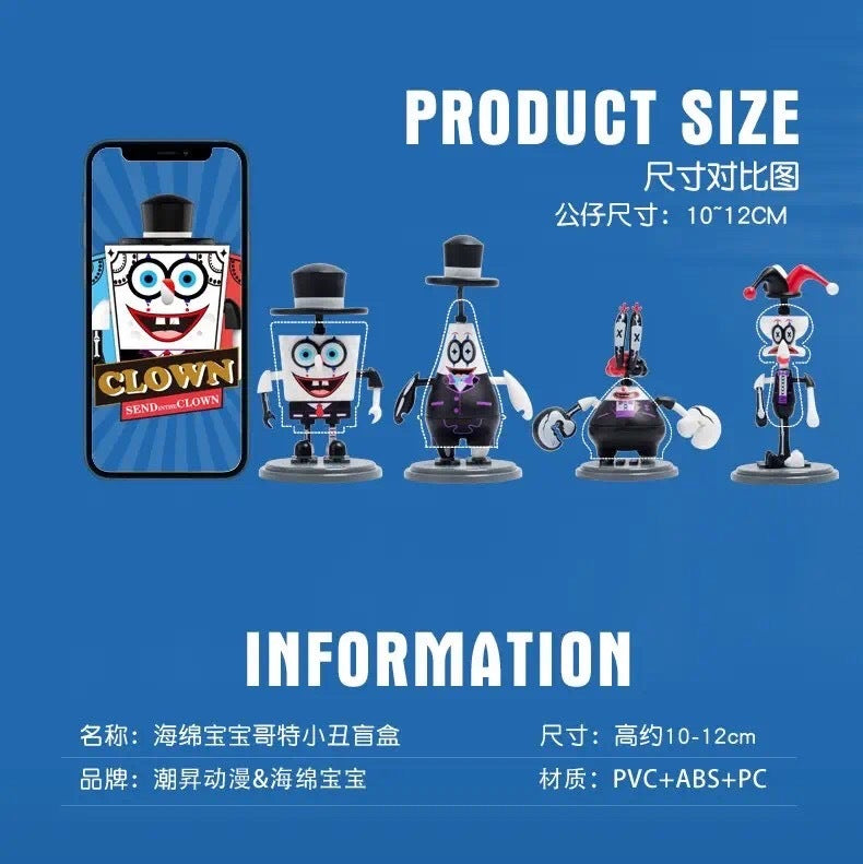 [DODOWO] SpongeBob SquarePants Gothic Clown Series Blind Box