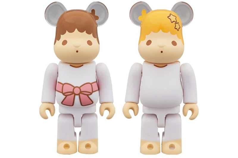 [BE@RBRICK] Bearbrick Little Twin Stars 100% Set of 2