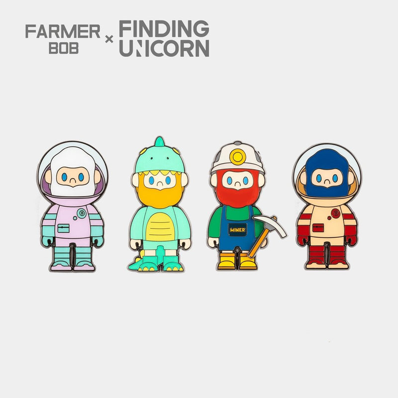 [F.UN] FARMER BOB Collectiblie Cute Series Badge Blind Box - Token Studio - F.UN