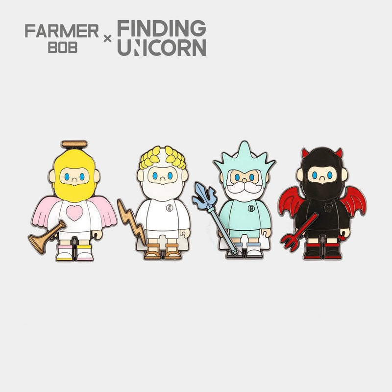 [F.UN] FARMER BOB Collectiblie Cute Series Badge Blind Box - Token Studio - F.UN
