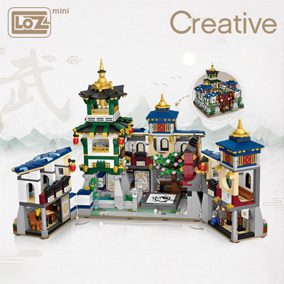 [LOZ]1032 Kung Fu Jingwu Museum Mini Blocks - Token Studio - LOZ