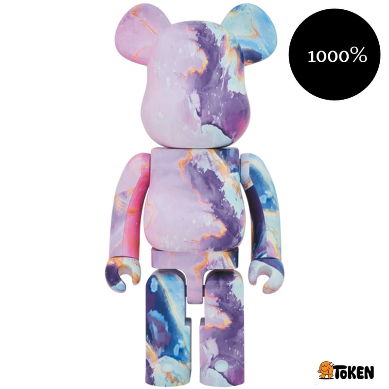 [BEARBRICK] Marble Pattern 1000% Be@rbrick