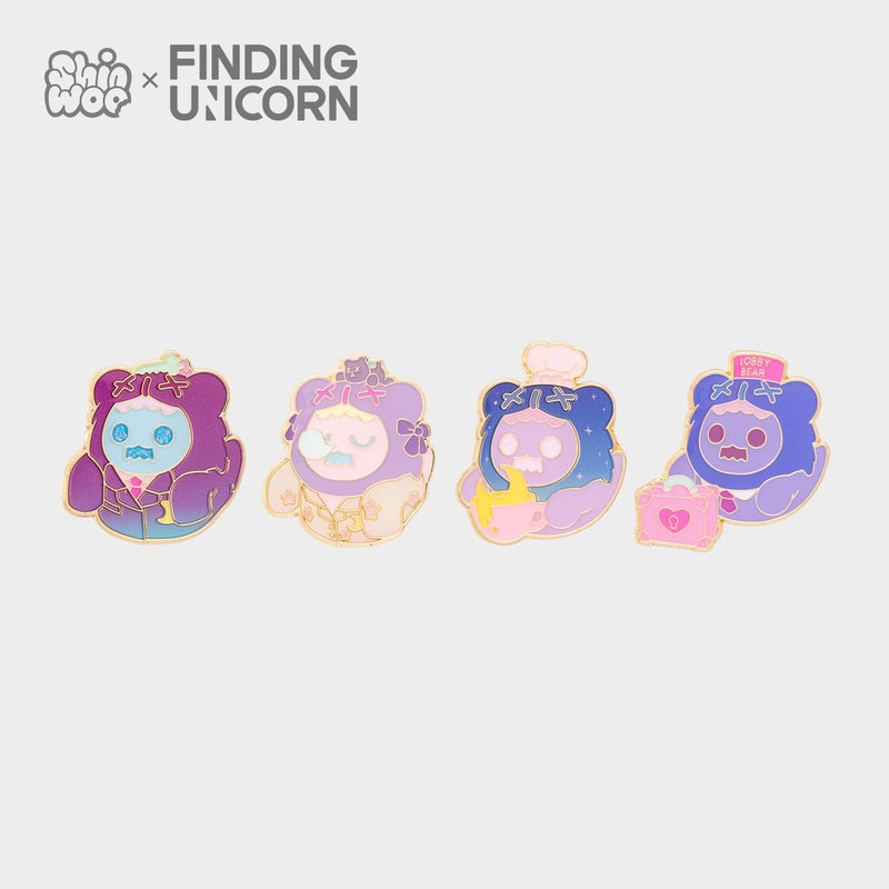 ・NEW ARRIVAL・[F.UN] ShinWoo Sweet Dream Hotel Series Badge Blind Box - Token Studio - F.UN