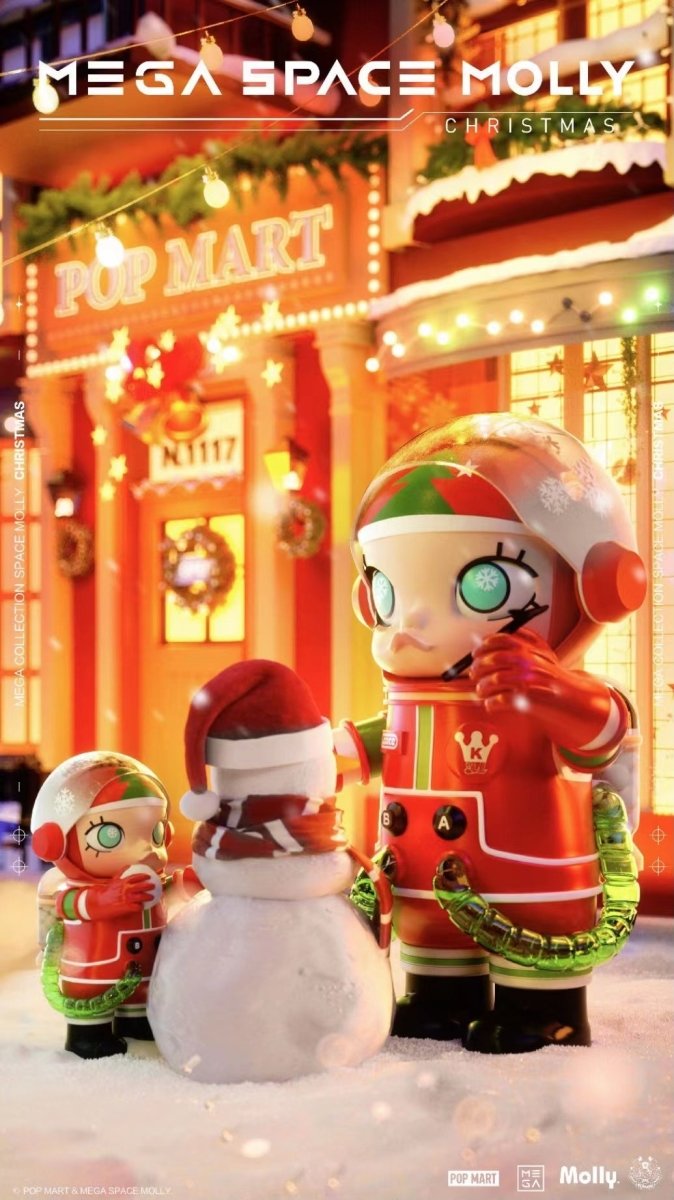 [POP MART] Mega Collection 400% Space Molly Figure - Token Studio - POP MART