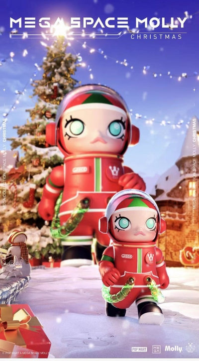 [POP MART] Mega Collection 400% Space Molly Figure - Token Studio - POP MART