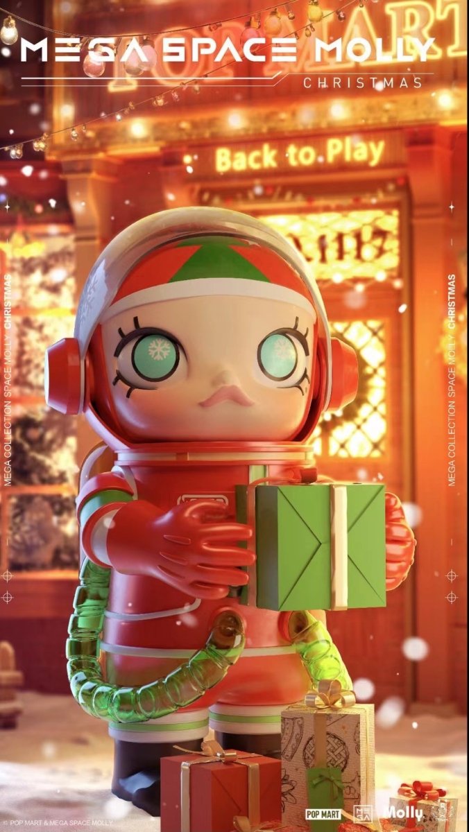 [POP MART] Mega Collection 400% Space Molly Figure - Token Studio - POP MART