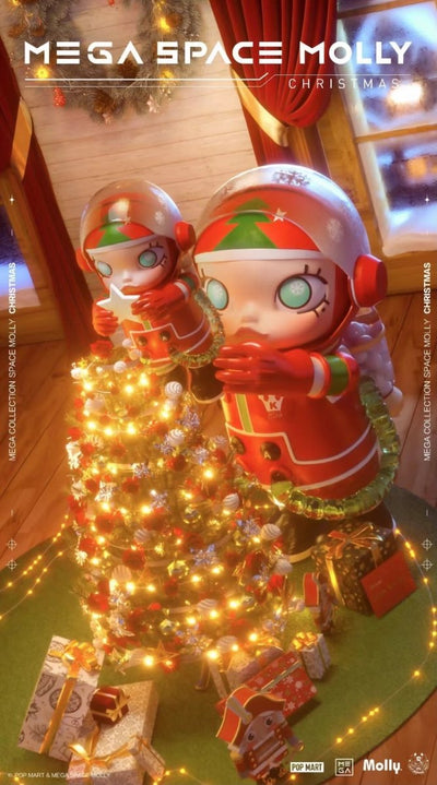 [POP MART] Mega Collection 400% Space Molly Figure - Token Studio - POP MART